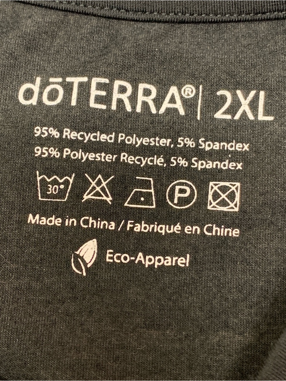 doTERRA Women’s Black Graphic Sun and Wave Tank Top 2XL - Picture 6 of 8